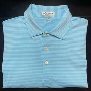 Mens Peter Millar Summer Comfort Striped Polo